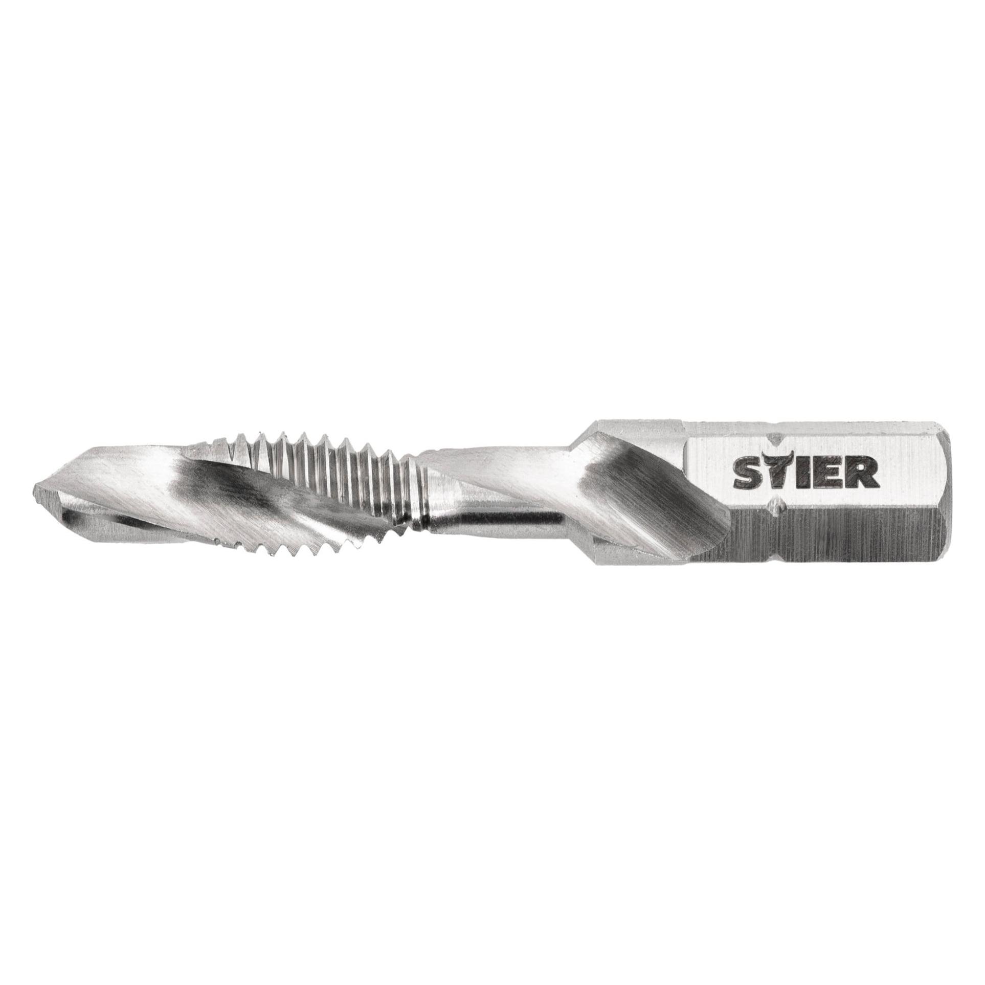 Stier Kombigewindebohrer Bit M6 DIN 3126 HSS-G 1/4"-Sechskant (95943762)