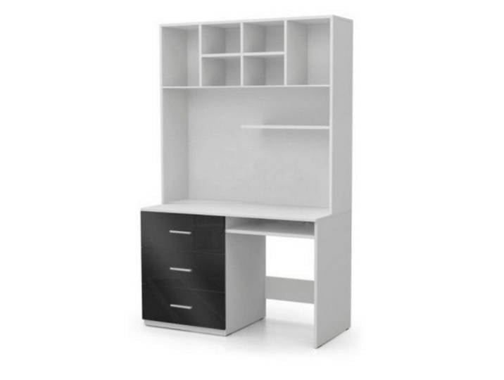 JVmoebel Kinderschreibtisch Moderner schwarzer Schreibtisch aus Holz für Büro und Kinderzimmer, Made in Europa