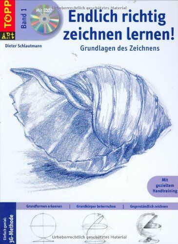Dieter Schlautmann - Endlich richtig zeichnen lernen!: Mit gezieltem Handtraining - Preis vom 11.10.2026 15:43:13 h