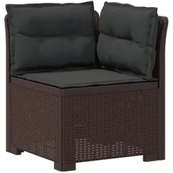 vidaXL, Gartenlounge, Kasenes (Sofa + Mittel + Ecke)