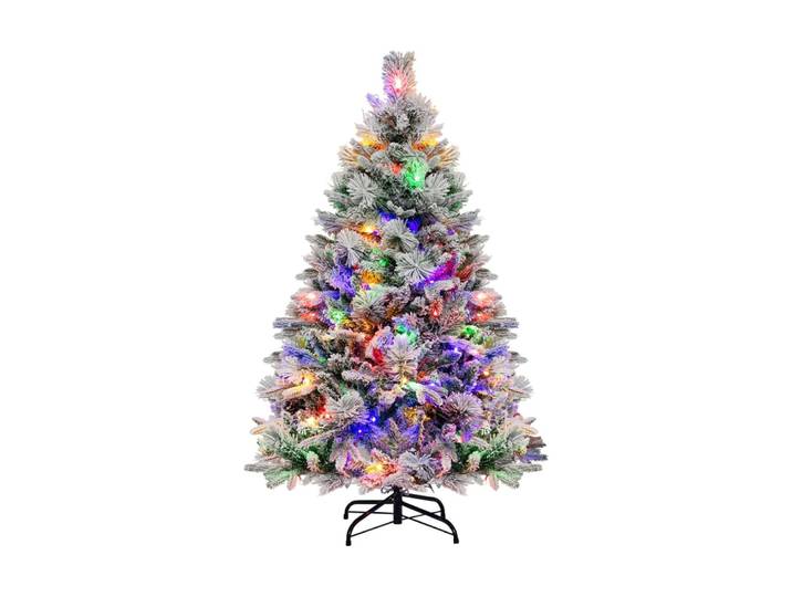 Sapin de noël artificiel avec aiguilles de pin 472 branches 136 cm