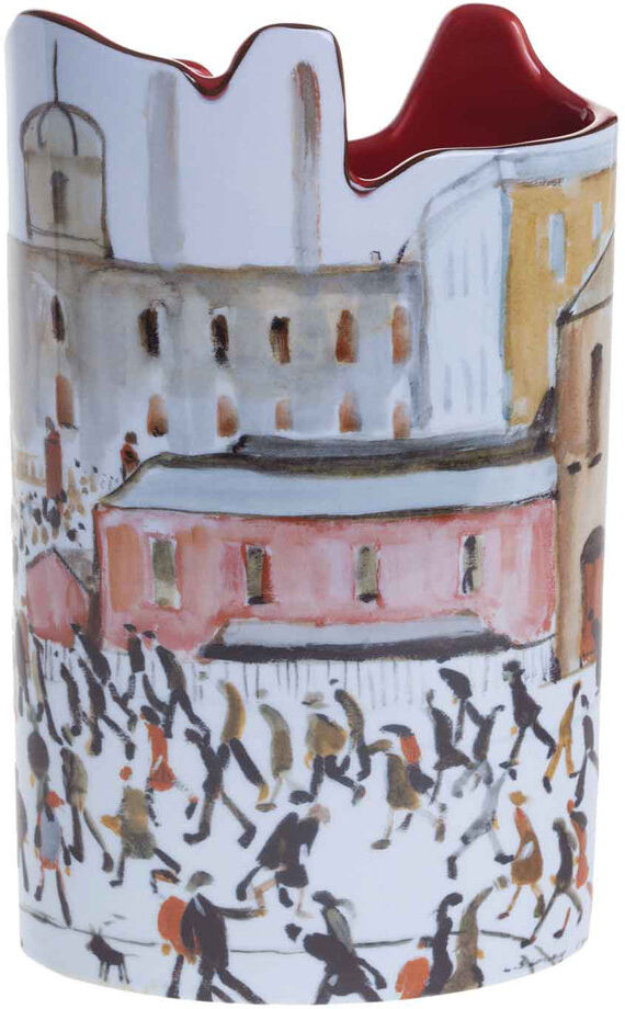 John Beswick, Lowry - Going to Work Vase 21cm H X 5.9cm W X 5.9cm D