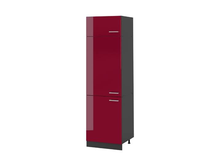 Armoire Haute R-line\, Rouge Brillant/anthracite\, 60cm\, Vicco