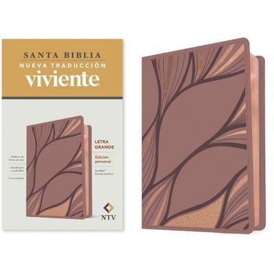 Santa Biblia Ntv, Edición Personal, Letra Grande (Sentipiel, Rosado Metálico), Gebundene Ausgabe von , Tyndale House Publishers, 978-1-4964-7935-8