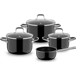 WMF Topf-Set Fusiontec Essential Pro, Pfannenset + Topfset, Schwarz