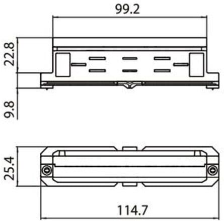 brumberg Mechanischer Verbinder 87125080 schwarz Kunststoff)
