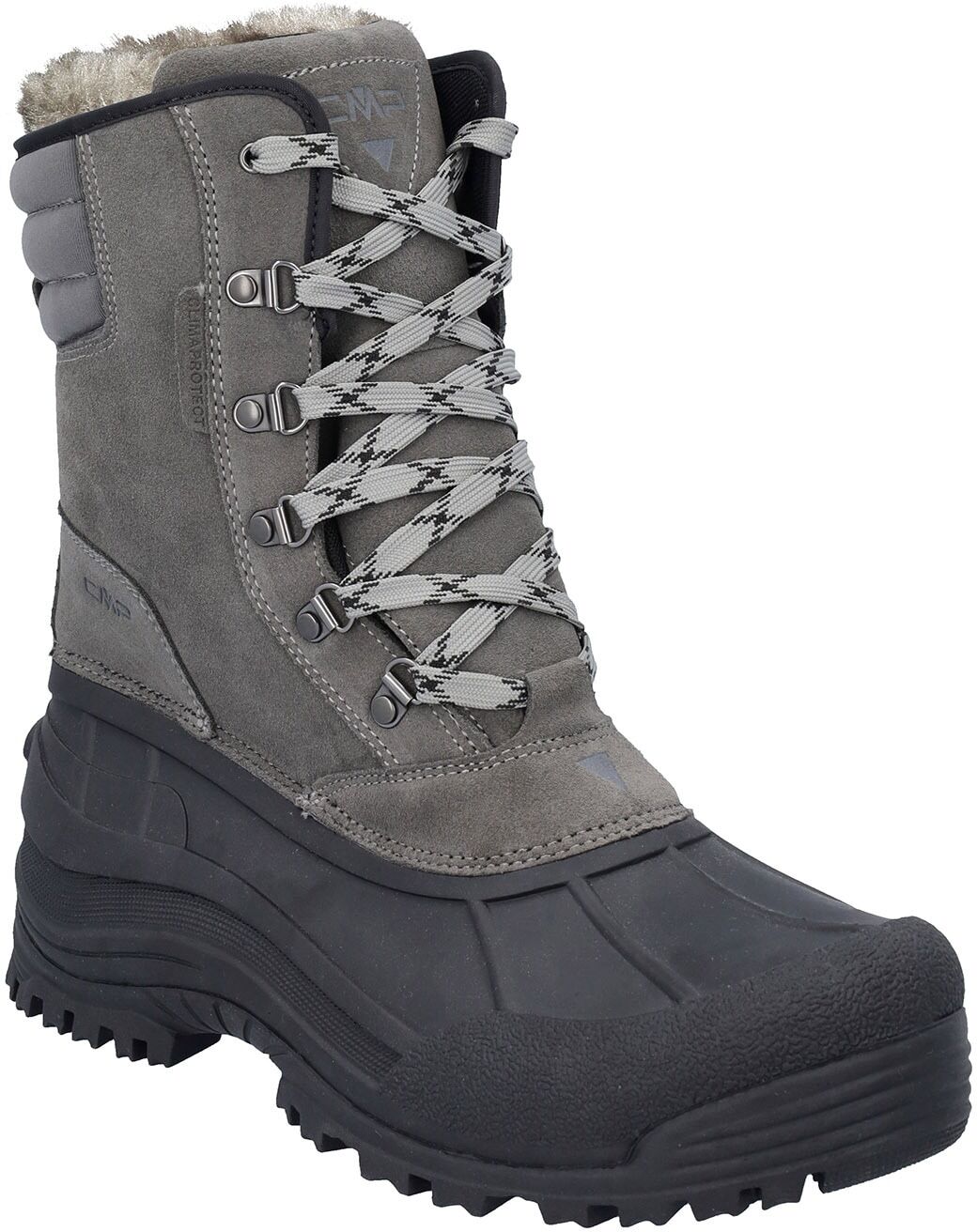 Wanderschuh CMP "Kinos Snow", Herren, Gr. 40, grau (graphit, schwarz), Obermaterial: 100% Rindsleder Leather cow., Schuhe Wanderschuh