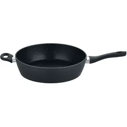 CASA ROYALE Hochrand-Pfanne "Hamar", Ø ca. 28 cm - Schwarz mit Gegengriff