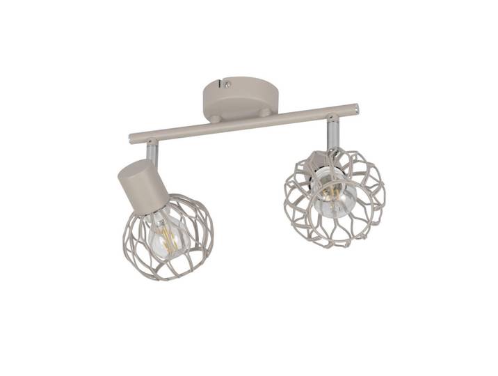 ZMH Deckenstrahler Krythveth 25/10/18 cm, Grau, Metall, Mode, E14, 10x18x25 cm, Lampen & Leuchten, Innenbeleuchtung, Deckenleuchten, Deckenleuchten
