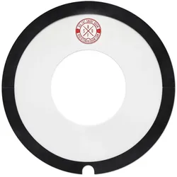 Big Fat Snare Drum Obertondämpfer 14 Zoll Steves Donut, Drumhead, Weiss, Schwarz