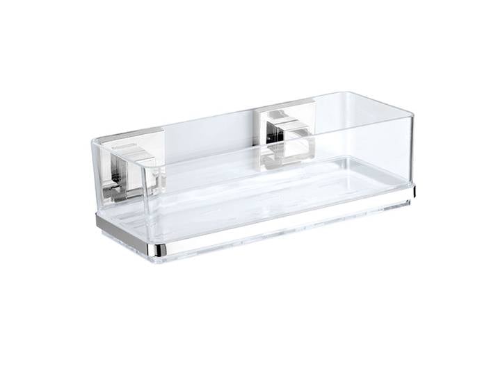 Étagère murale en acier inox Vacuum-Loc® Quadro Wenko by Maximex