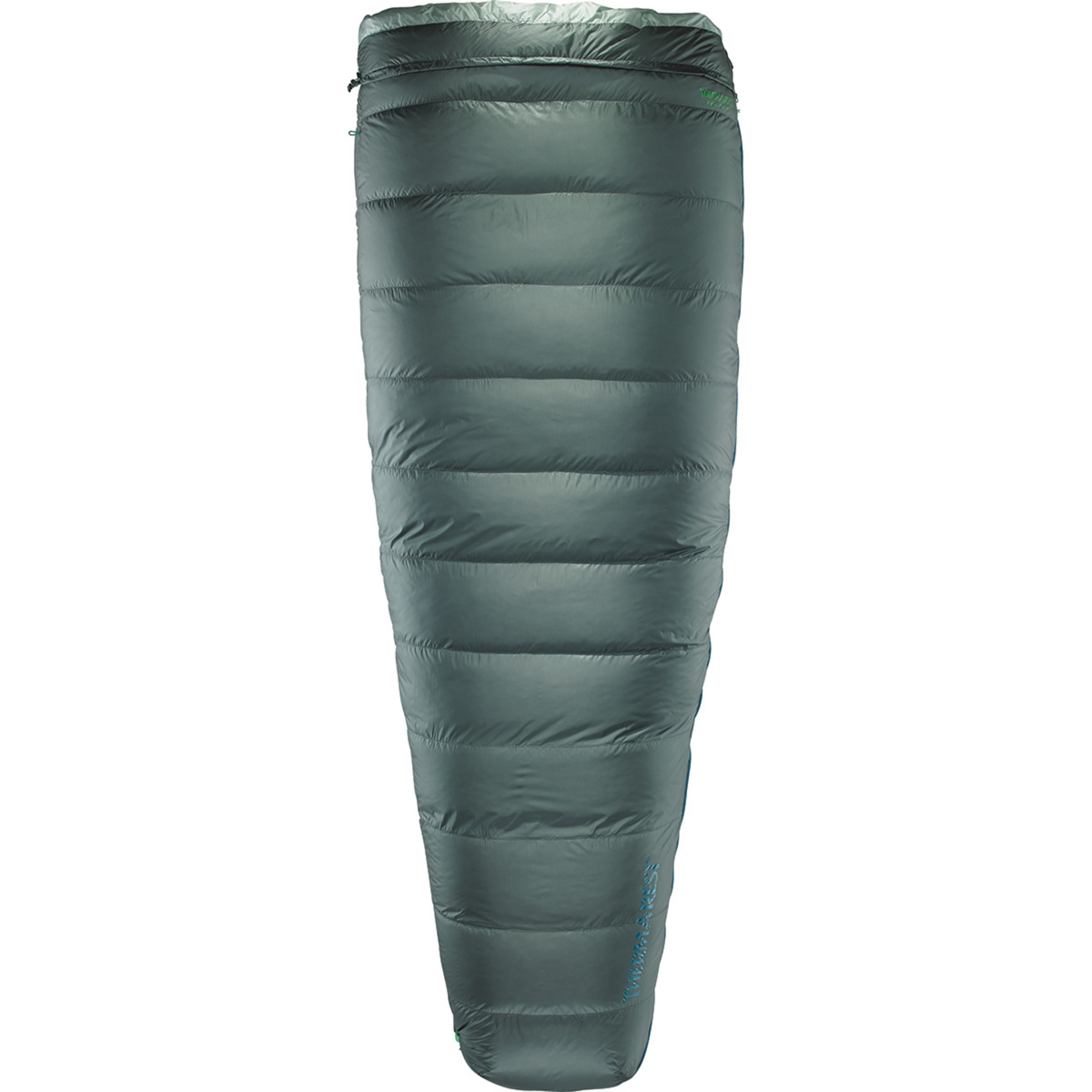Therm-A-Rest Ohm 20F/-6C Schlafsack Daunenschlafsäcke gruen Größe max. 183cm Camping Atmungsaktiv Daune | imprägnierte Daune