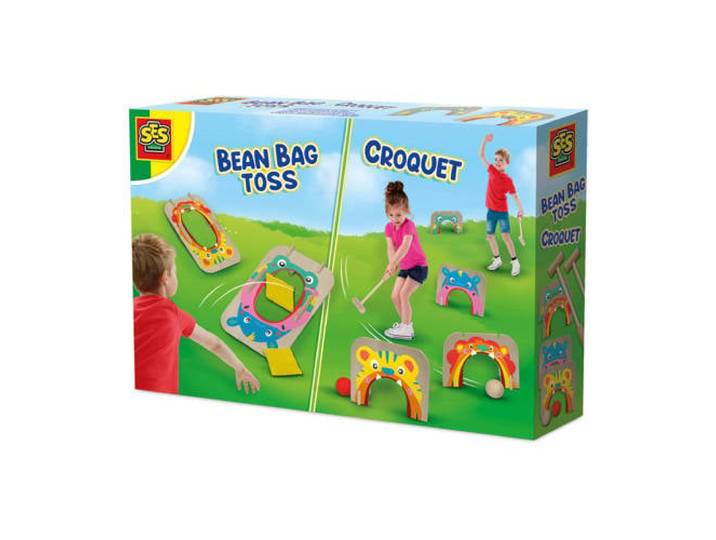 SES Outdoor Croquet en pittenzak gooien