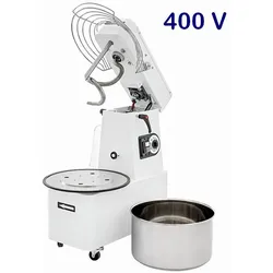 prismafood Spiral-Teigknetmaschine aufklappbar 41 Liter / 35 Kg -400 Volt