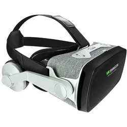 Avizar VR-Brille mit 3.5mm Klinkenkabel, Zubehör VR + AR, Grau