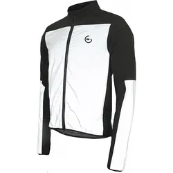 Wowow, Herren, Velojacke, Reflektierende Fahrradjacke Santiago M (M), Schwarz, Silber, M