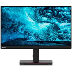 Lenovo ThinkVision T23i-20 (1920 x 1080 Pixel, 23"), Monitor, Schwarz