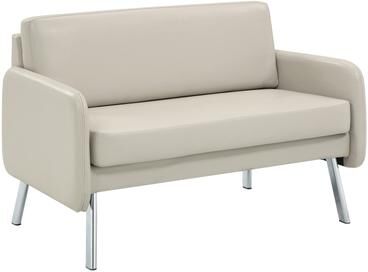 Office Star Products OSP Lounge Loveseat with Faux Leather