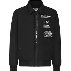 PLEIN SPORT Bomberjacke GLOBAL EXPRESS EDITION, Größe XXL in Schwarz 02