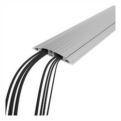 DATAFLEX Addit Kabelschutz, gerade 432, silberfarben, 180 cm 31.432
