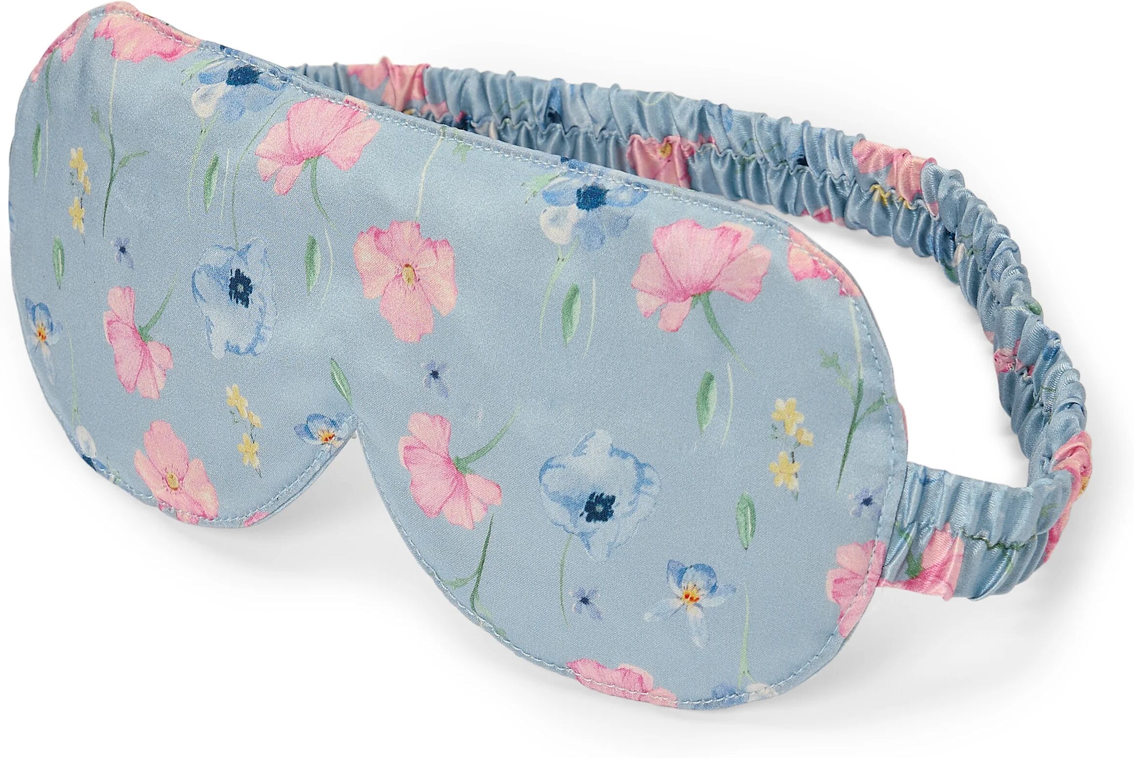 Tchibo - Seiden-Schlafmaske - blau
