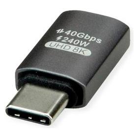 Roline Adapter USB USB-C - USB-C Srebrny (12.03.2931) (USB-C, USB-C) (12.03.2931)