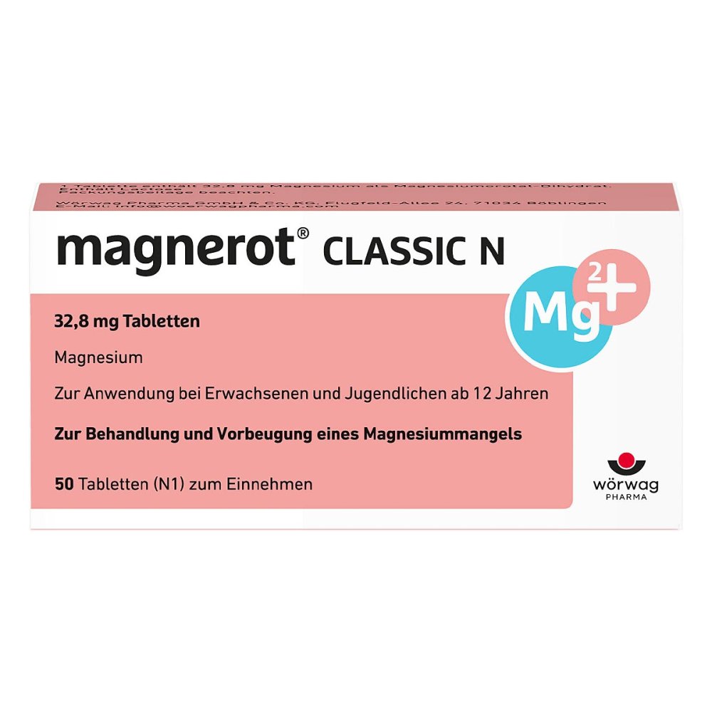 Wörwag Pharma GmbH & Co. KG Magnerot Classic N Tabletten 00150768