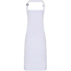 Premier Workwear Wasserdichte Schürze Latzschürze PR115 white 72 x 86 cm