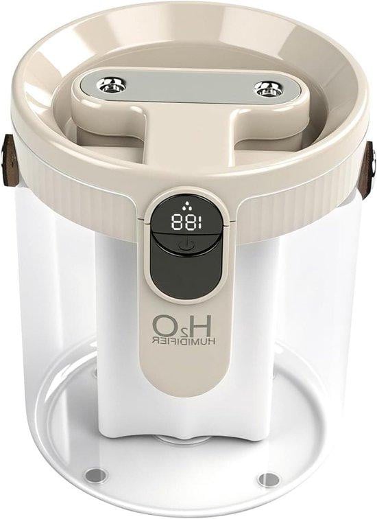Nikou Luchtbevochtiger Aroma Diffuser - Ultrasone Vernevelaar - 1500 ml - Beige