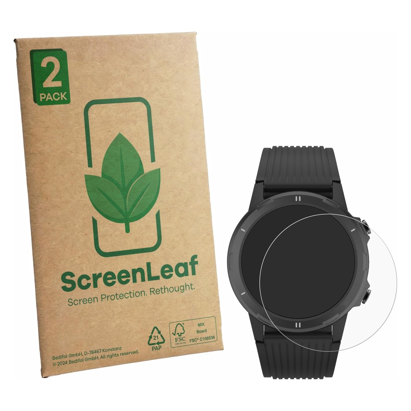 ScreenLeaf Schutzfolie für Denver SW-351 Displayschutz Display Schutz Folie Klar Transparent (6164225)