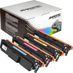 4 Kompatible Toner ersetzt HP 220X Multipack KCMY