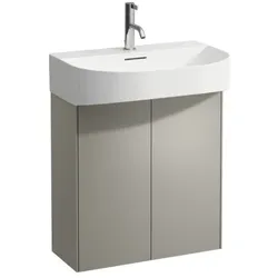 LAUFEN Sonar Waschtisch-Unterbau H4054830340421 58x60x24cm, 2 Türen, Titan