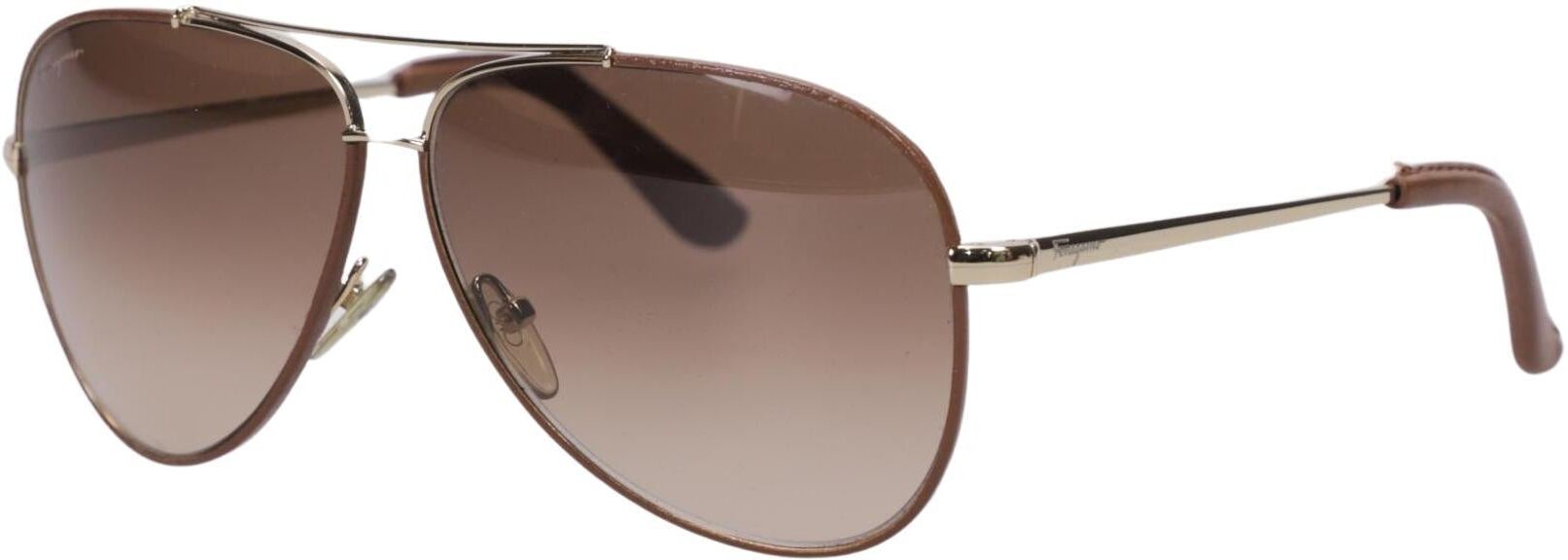 Salvatore Ferragamo Damen Sonnenbrille, Braun - Second Hand