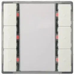 Siemens UP 223/13 Taster 3-fach mit Status-LED, titanweiß 5WG12232DB13 UP22313