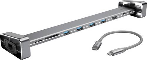 Hama USB-C Dockingstation USB-C-Docking-Station 9 Ports Passend für Marke Dockingstations: Universal USB-C Power Delivery