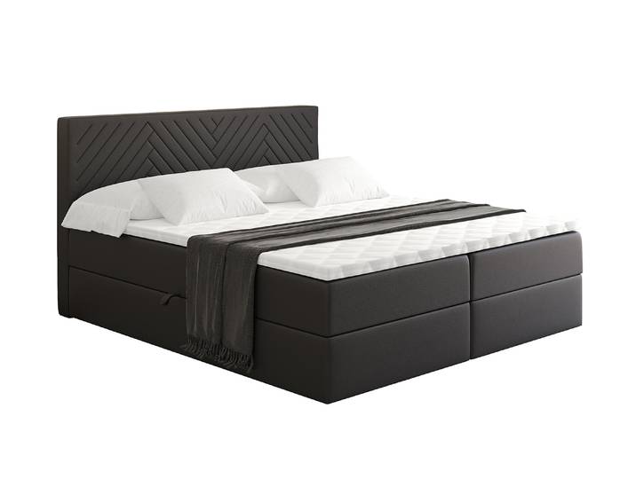 Boxbett VEXA 160x200 cm Schwarz - Soft 11