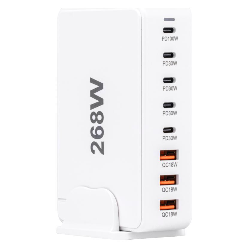 Tracon USB-Hub (USB-A, USB-C, 8 Ports) (TR-USB3A5CW)
