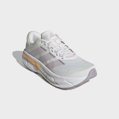 Laufschuh ADIDAS PERFORMANCE "QUESTAR 4", Damen, Gr. 38,5, weiß (cloud weiß, ice lila, acid orange), Synthetik, Textil, Schuhe Laufschuh