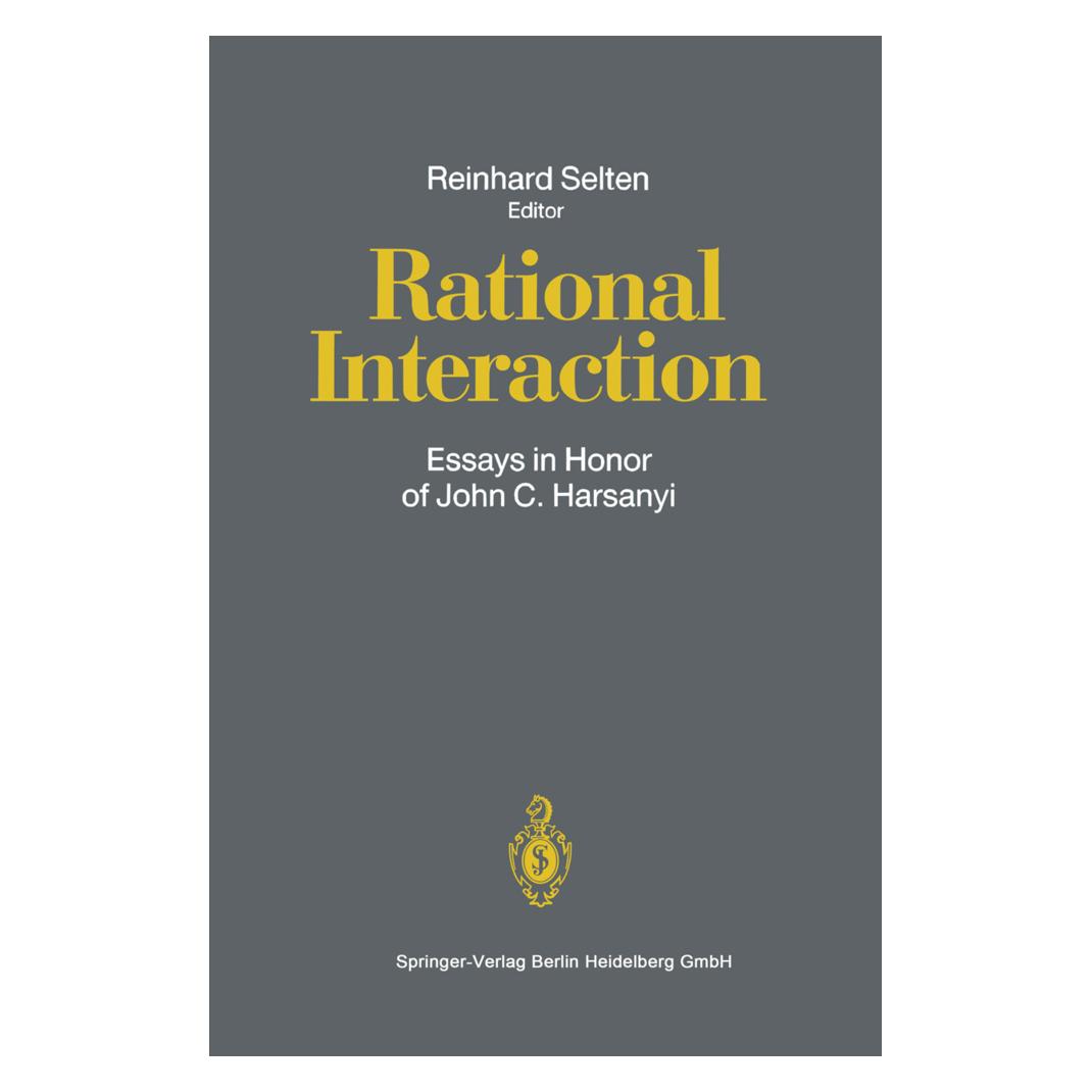 Springer Rational Interaction (Englisch, Softcover, Reinhard Selten) (55375370)