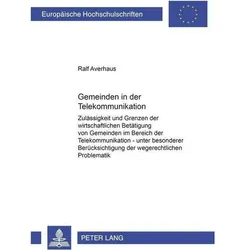 Gemeinden in der Telekommunikation, Fachbücher von Ralf Averhaus