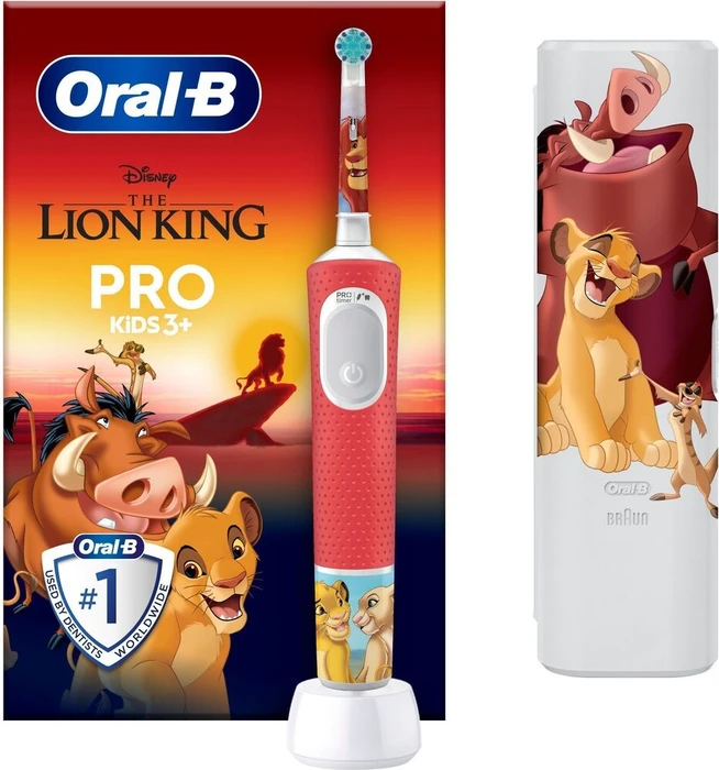 Oral-B Zahnbürste 297257 / Pro Kids König der Löwen Rot