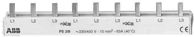 ABB Stotz S&J; Barrette de connexion proM Compact PS3/9 (2CDL231001R1009)