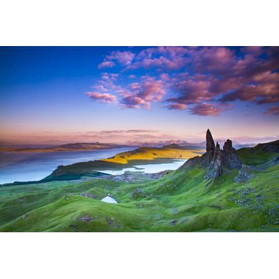 Fototapete PAPERMOON "Hochland Schottland", bunt, B:4,5m L:2,8m, Vlies, Tapeten