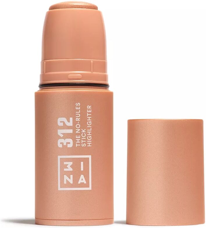 3INA - The No - Rules Stick Highlighter, 6.2 g,  Rose Gold