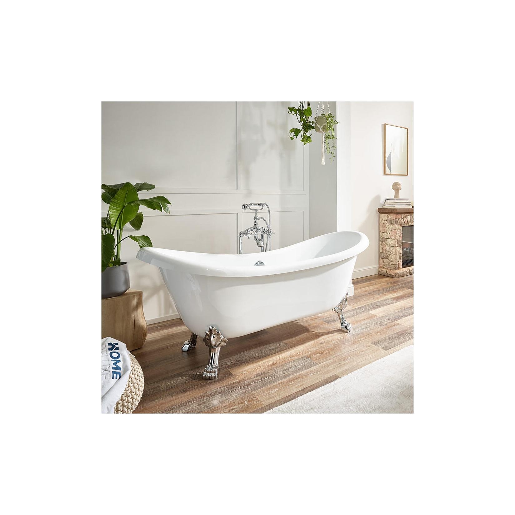 HOME DELUXE Freistehende Badewanne FAMA - 176 x 74 cm