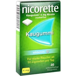 NICORETTE Kaugummi 4 mg whitemint 30 St