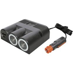 ProCar Dreifachsteckdose mit Power USB-C®/A Doppelsteckdose 12 oder 24 V/DC 67345000