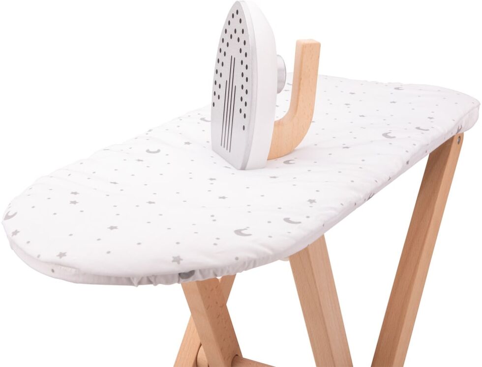 New Classic Toys Planche à repasser en bois Blanc 55x55x22cm
