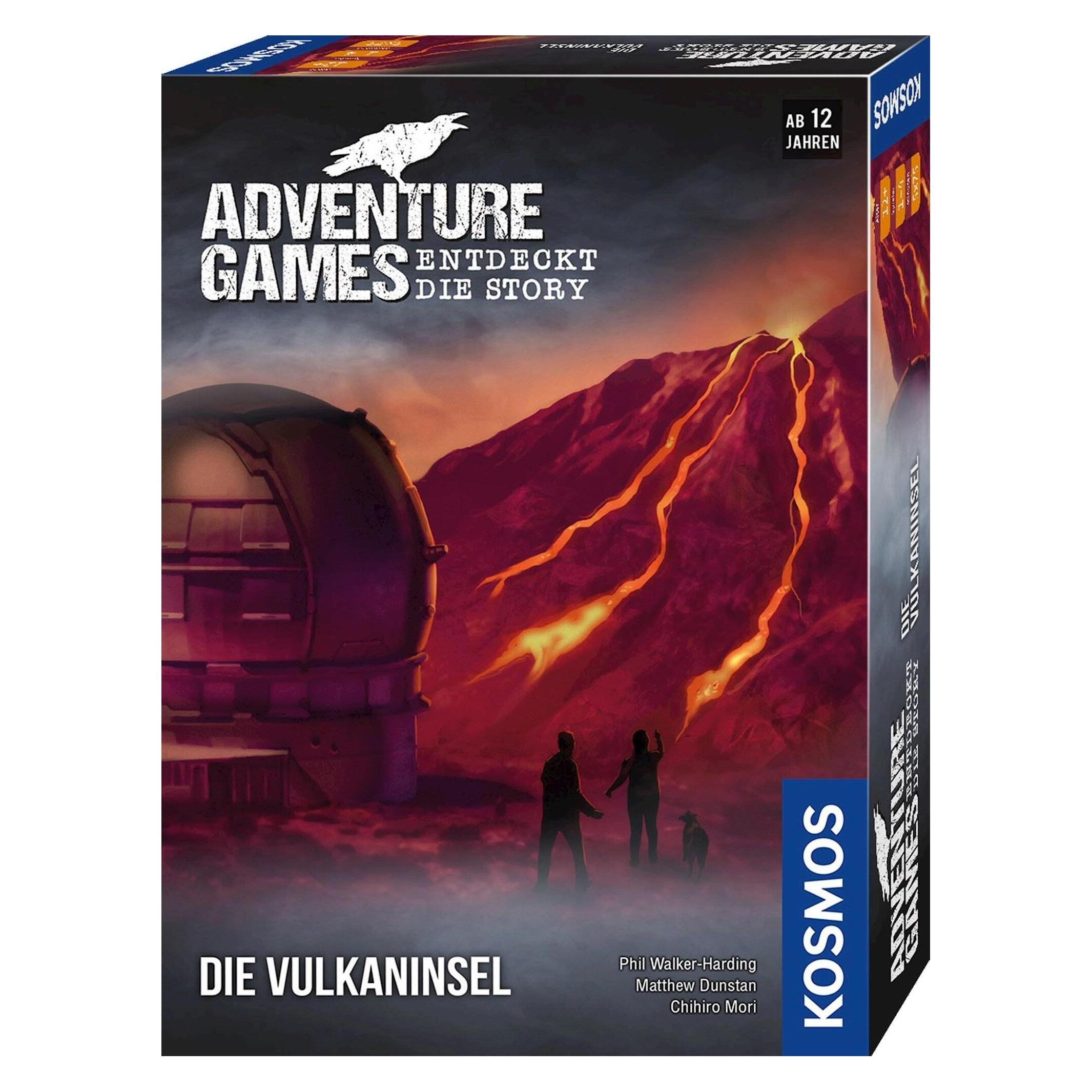 Kosmos Adventure Games: Die Vulkaninsel (Deutsch, 1 - 4 Spieler) (693169)