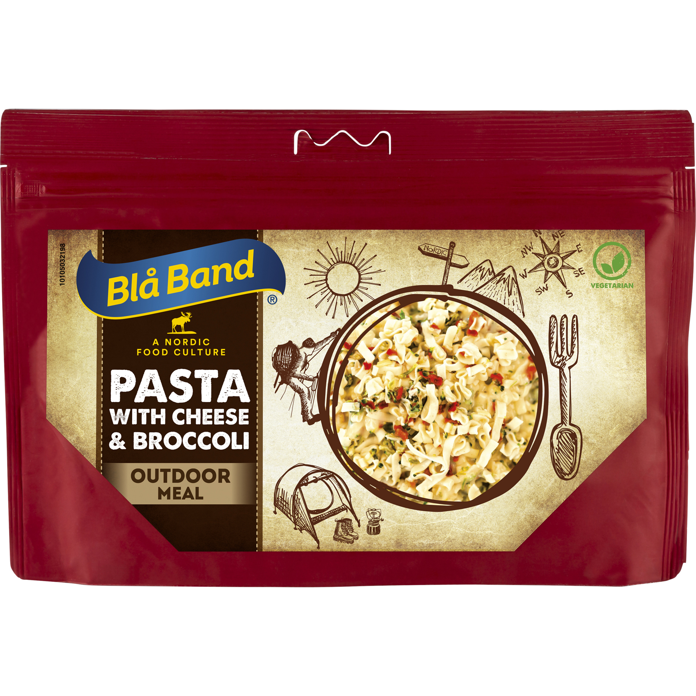 Blå Band Pasta mit Käse & Broccoli Trekkingnahrung rot Größe 153g